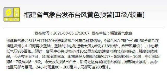 台风卢碧在福建再次登陆又有新台风生成三台共舞福建强降水将持续到