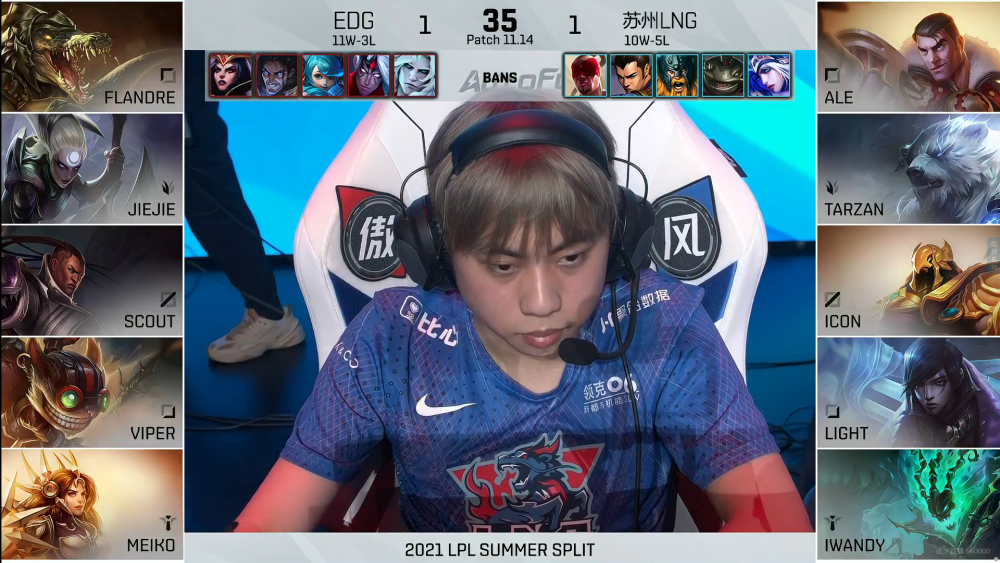 tarzan太狂被军训jiejie表示对阵fpx少死几次才有机会