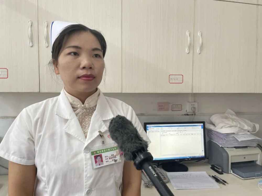 博白县径口镇卫生院护士  刘丽:作为一名护士,在工作中我们要做到严谨