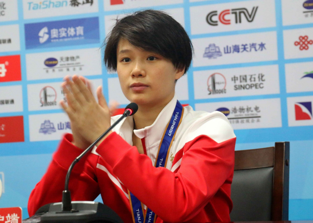 施廷懋夺金,激动落泪,解说直言这可能是她最后一次奥运会