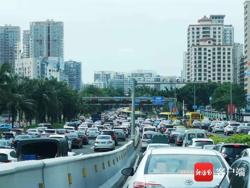 可以通车了!海口龙昆南路南航大厦路段已解除管制