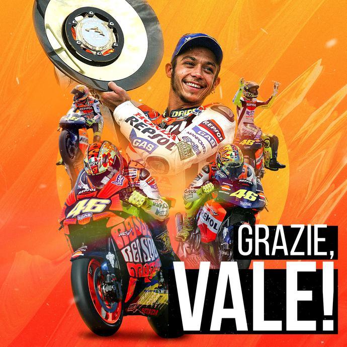 一代传奇告别永远的46号车王罗西宣布赛季末退役