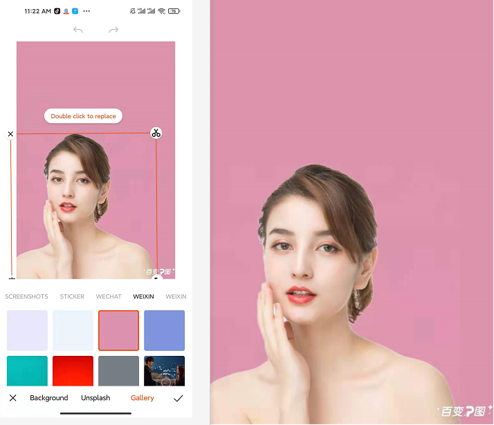 如何在手机上抠图手机一键自动抠图看百变p图