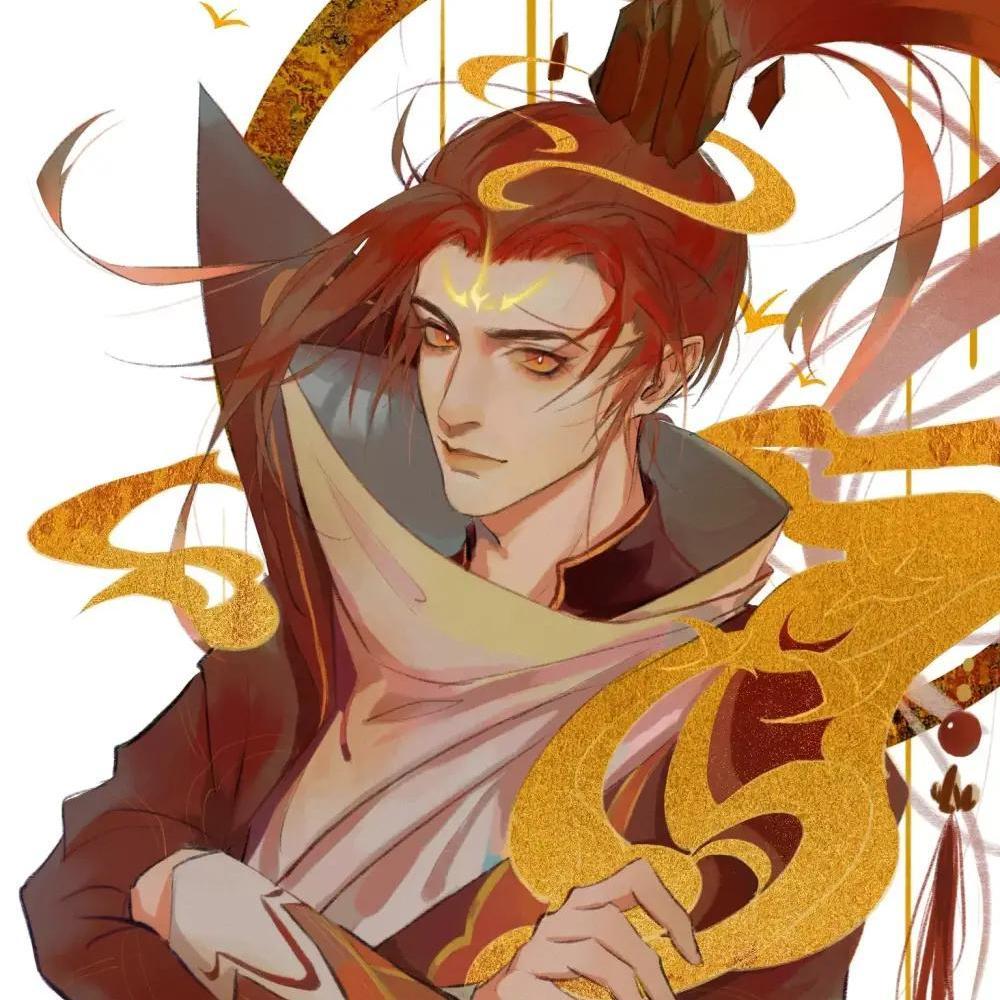 王者英雄头像韩信2红头发帅哥我prprpr