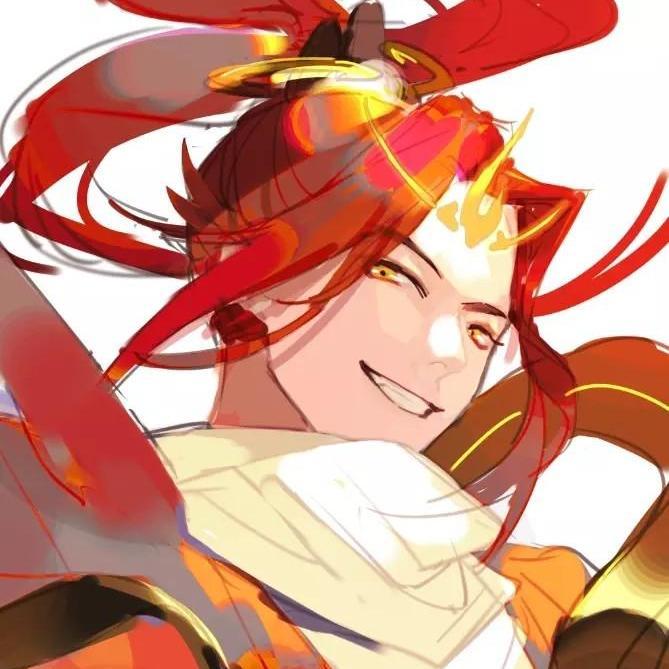 王者英雄头像韩信2红头发帅哥我prprpr