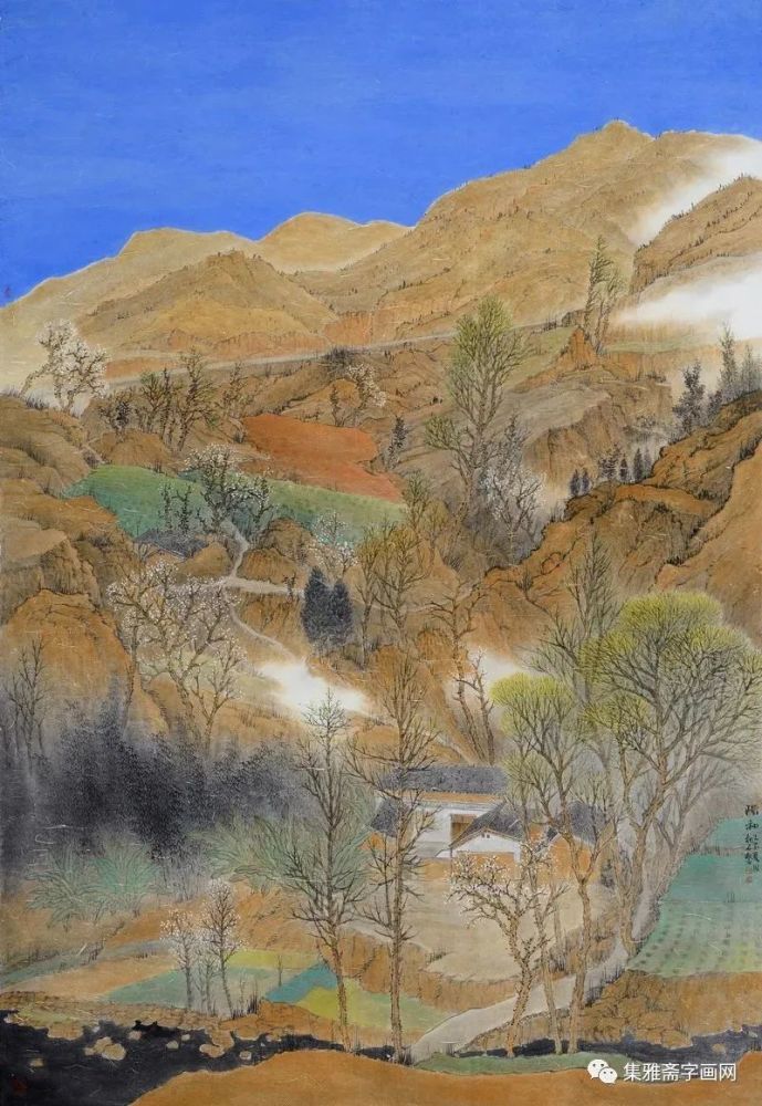 其间或布水按田,或山色掩映,于静寂中若闻人声私语.