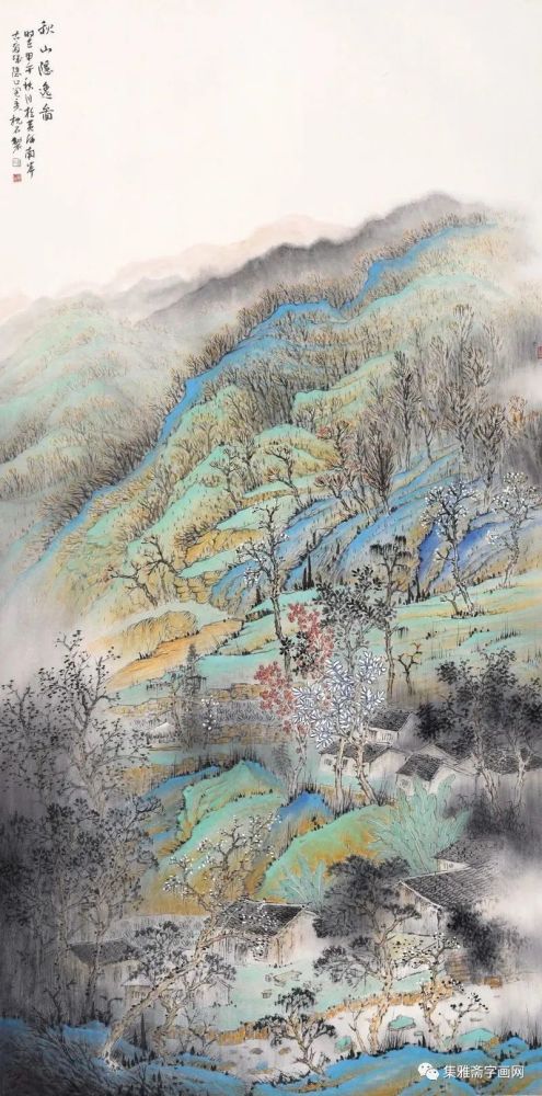 深邃意境,一坡一岭气象迥异——乔枕石山水画作品欣赏