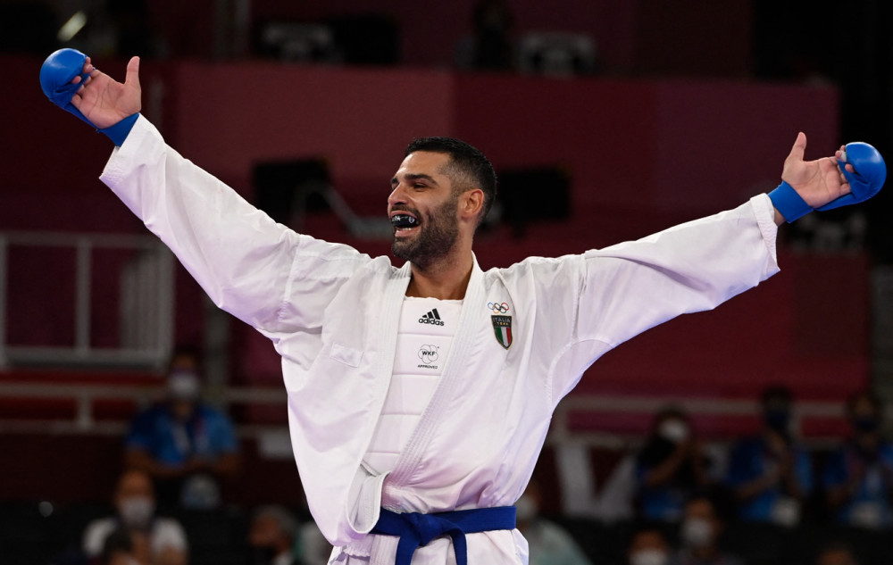 奥运金牌-空手道男子组手75公斤级 意大利选手布萨夺金