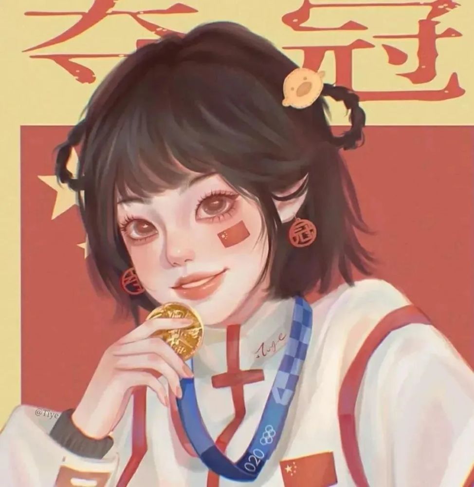 国潮奥运会爱国头像|愿以吾辈之青春,守卫这盛世之中华_腾讯新闻