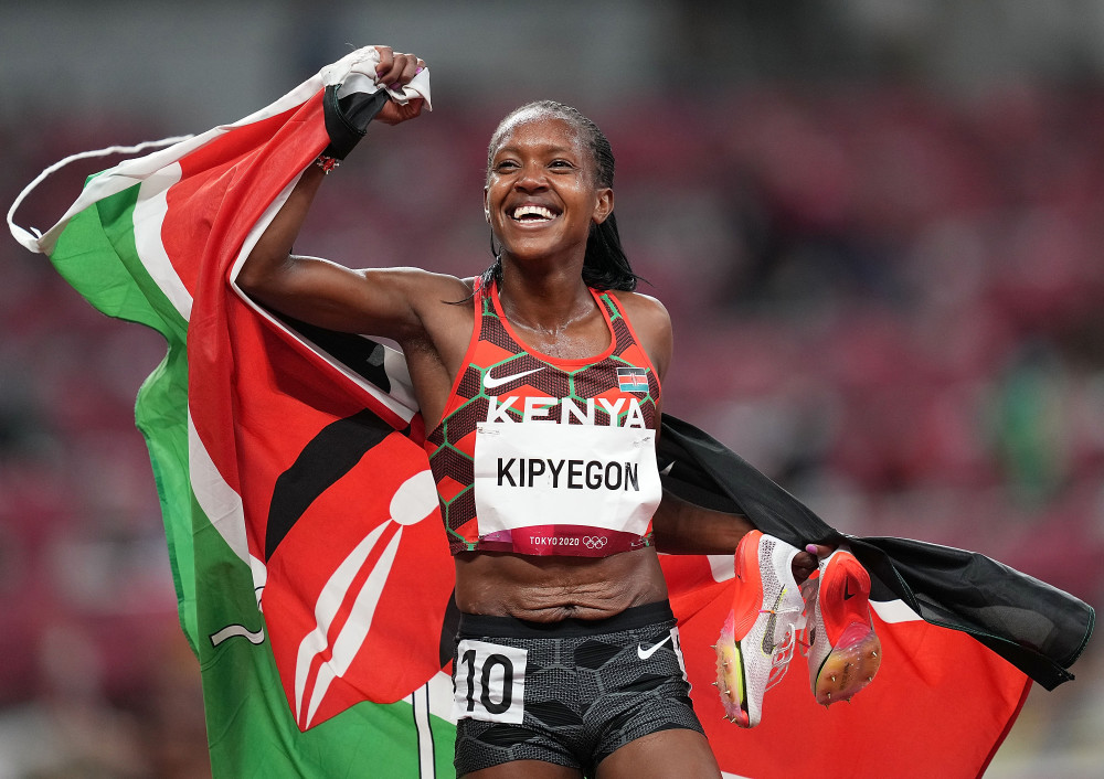 新华社记者 李一博 摄8月6日,肯尼亚选手基普耶根