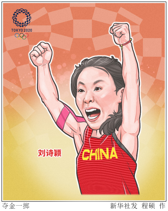 (图表·漫画)【东京奥运会】夺金一掷