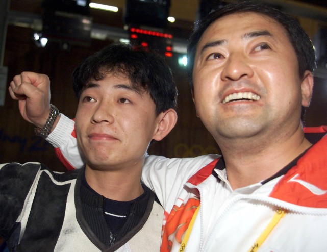 常静春和奥运冠军蔡亚林