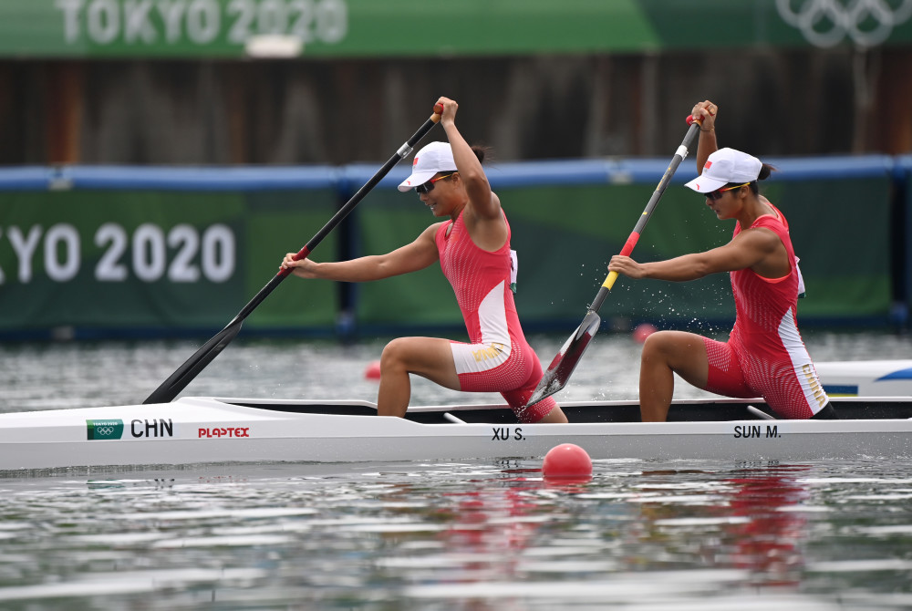 东京奥运会2皮划艇静水徐诗晓孙梦雅夺得女子500米双人划艇冠军