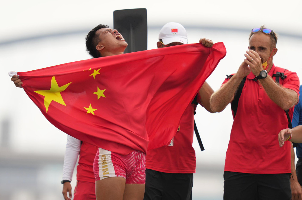 东京奥运会皮划艇静水男子1000米单人划艇中国选手刘浩获得银牌