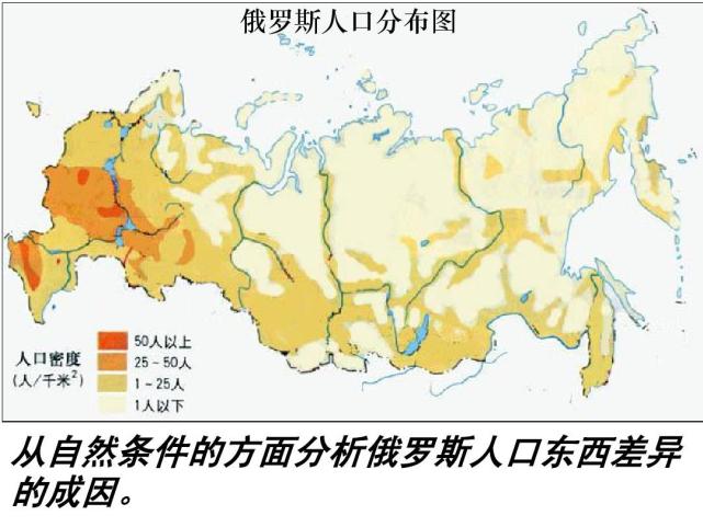 俄罗斯人口_10张地图告诉你俄罗斯的政治军事经济战略(3)