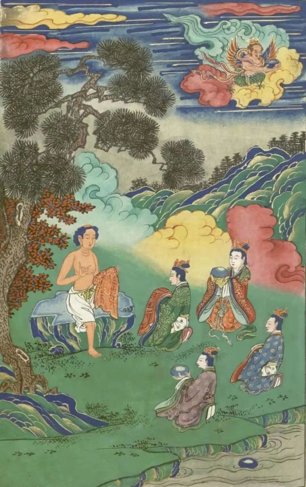 佛教故事丨天人献衣