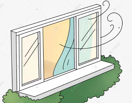 经常开窗通风换气,可以有效地利用阳光和空气中的紫外线杀死病菌,还