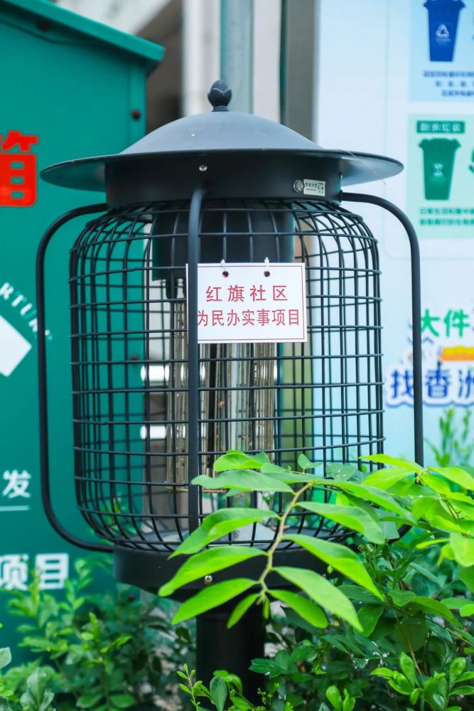 74盏灭蚊灯,38盏路灯.