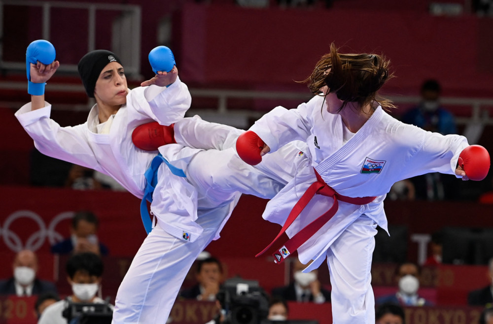 奥运金牌空手道女子组手61公斤以上级埃及选手阿布德拉兹夺金