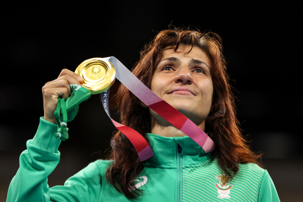 东京奥运会拳击女子51公斤级保加利亚选手科拉斯特娃夺冠