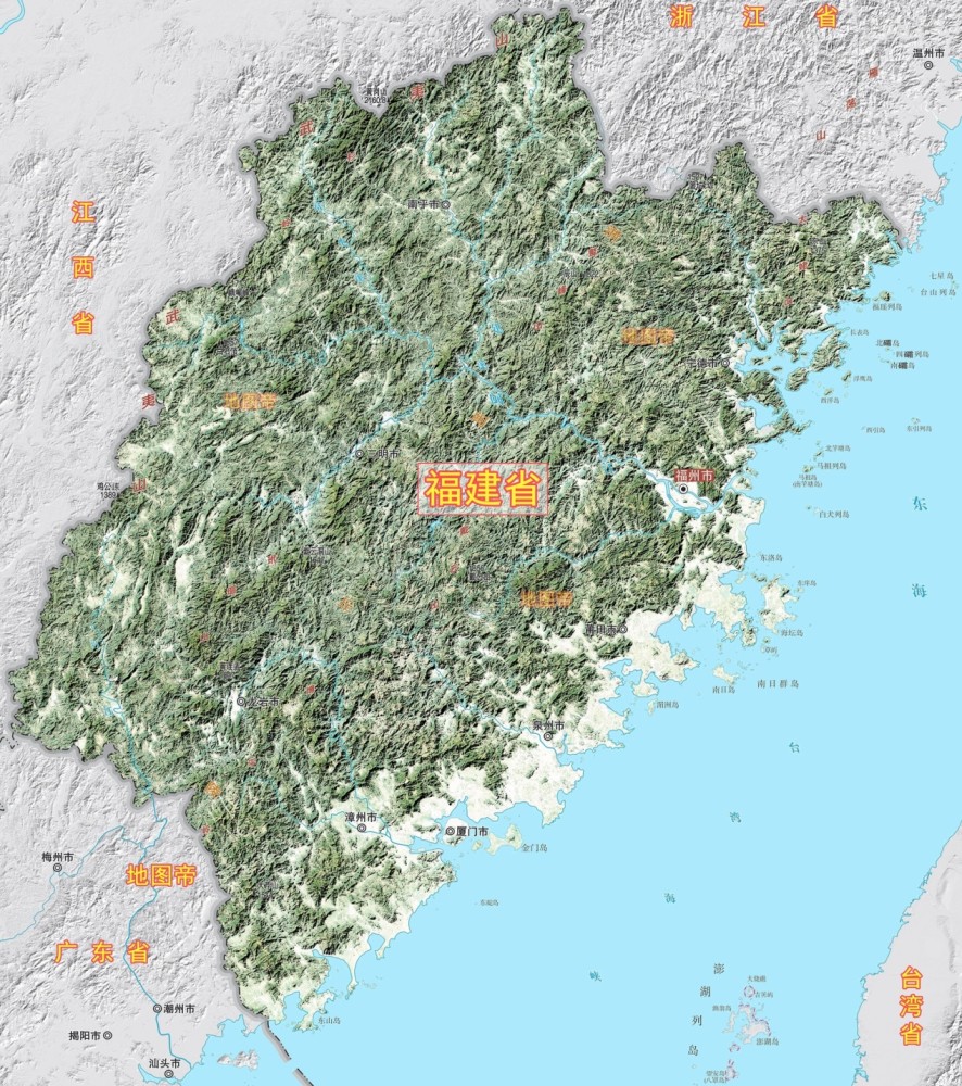 有意思的是,武夷山(以下皆指武夷山脉)不只是江西与福建两省之间的界