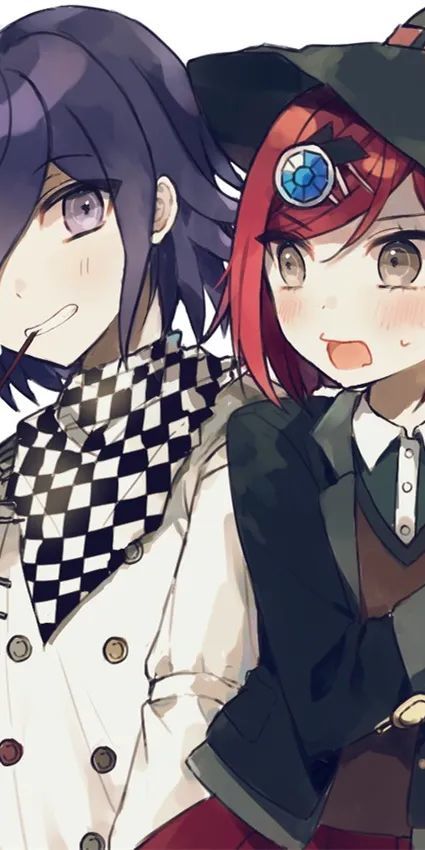 弹丸论破王马小吉x梦野秘密子动漫全面屏cp壁纸分享