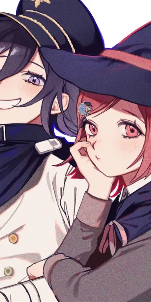 《弹丸论破》王马小吉x梦野秘密子,动漫全面屏cp壁纸分享_腾讯新闻