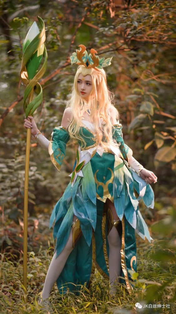 cos:王者荣耀精灵公主王昭君cos正片@蜜玲珑