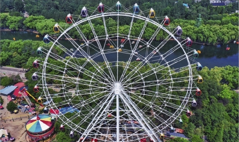 沈阳网红升级版摩天轮即将亮相 预计8月下旬试运营