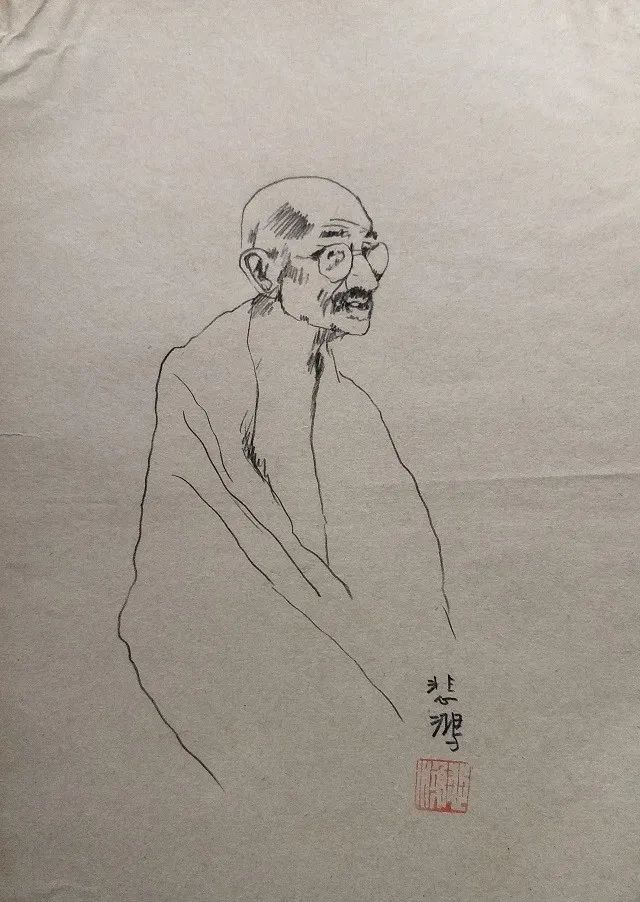 徐悲鸿与刘海粟的恩怨从年轻斗到去世原因不仅仅是艺术风格
