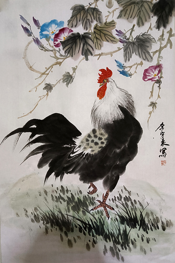 李宇晨|《党旗下的艺术家》国家级优秀书画作品展