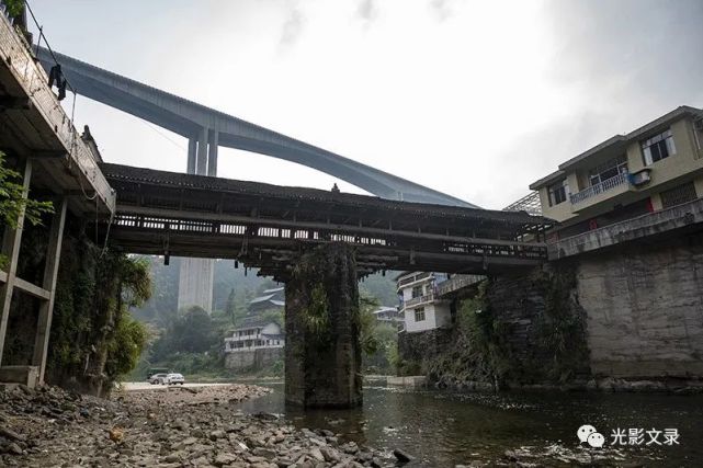 三江镇两江古风雨桥修缮工程开工