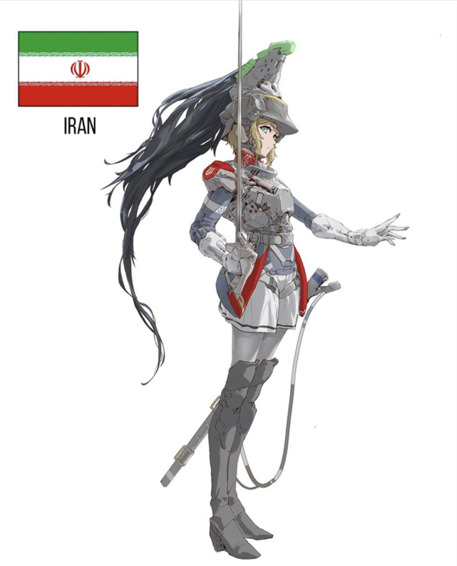 国旗拟人化成为军娘,欧洲还停留在近代,我们的火箭都已经起飞了