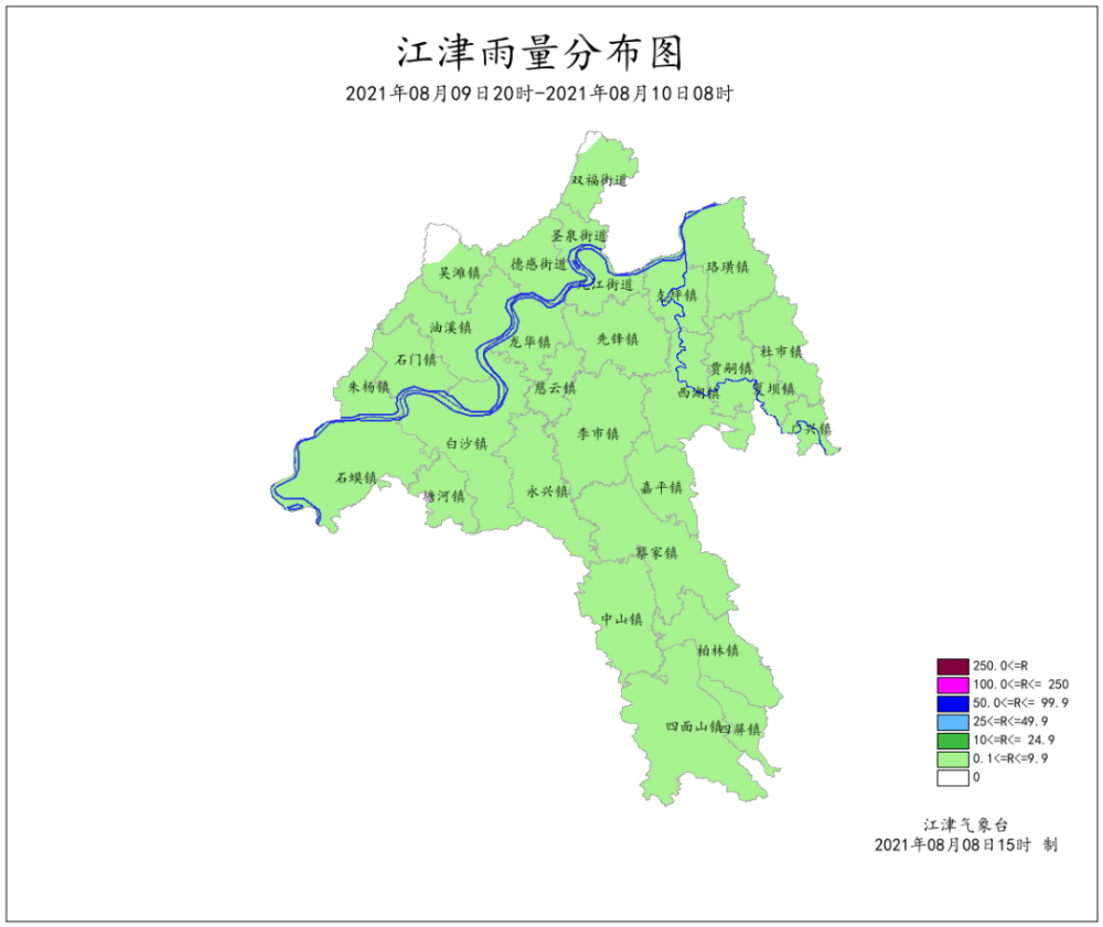 江津地图放大图片