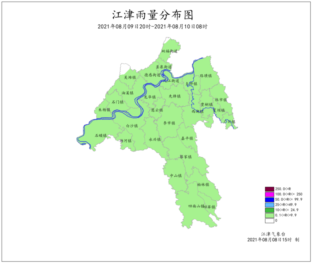 今晚,江津預計局地有暴雨,注意防範!