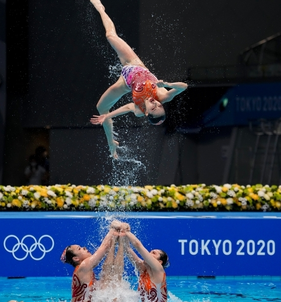 日本花样游泳队图片