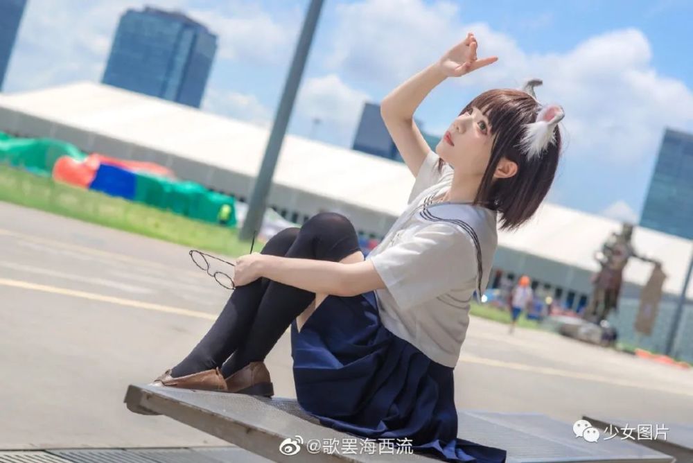 漫展里的jk女孩