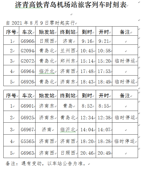 今天济青高铁青岛机场站正式启用