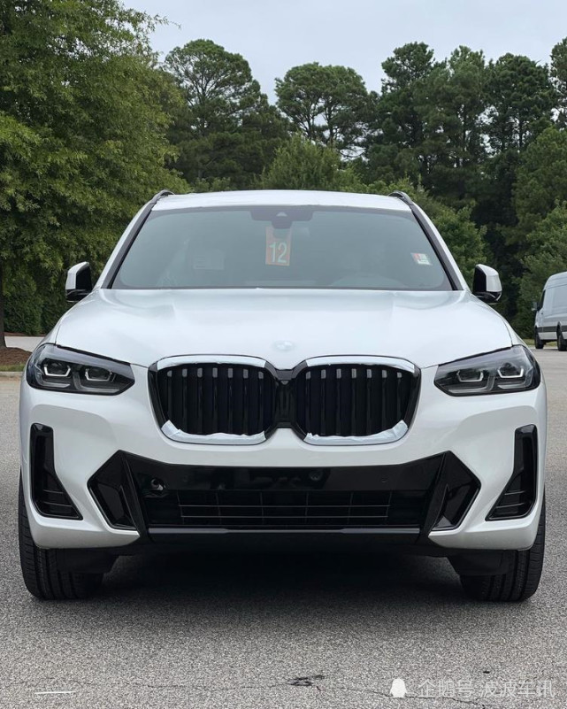 新款宝马x3实车曝光采用新的前脸设计