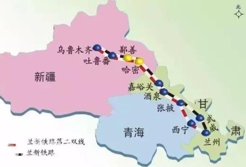一趟高铁看遍甘肃青海新疆三省风光只有这条高铁做到了