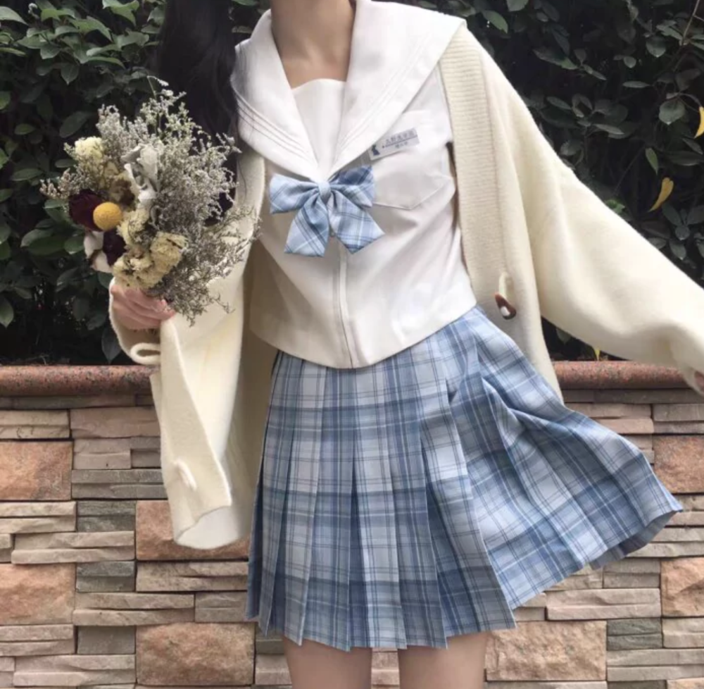 jk制服不露脸头像