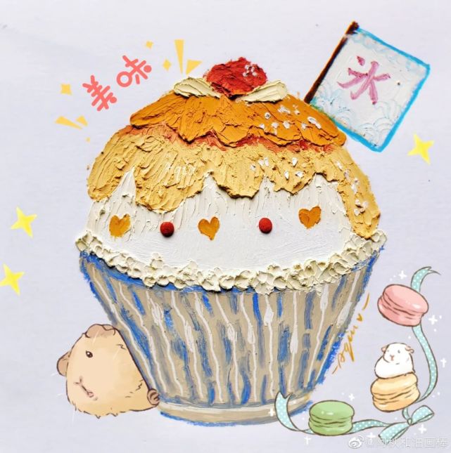 绝了重彩油画棒画出了油画的味道色彩感太牛美到想哭