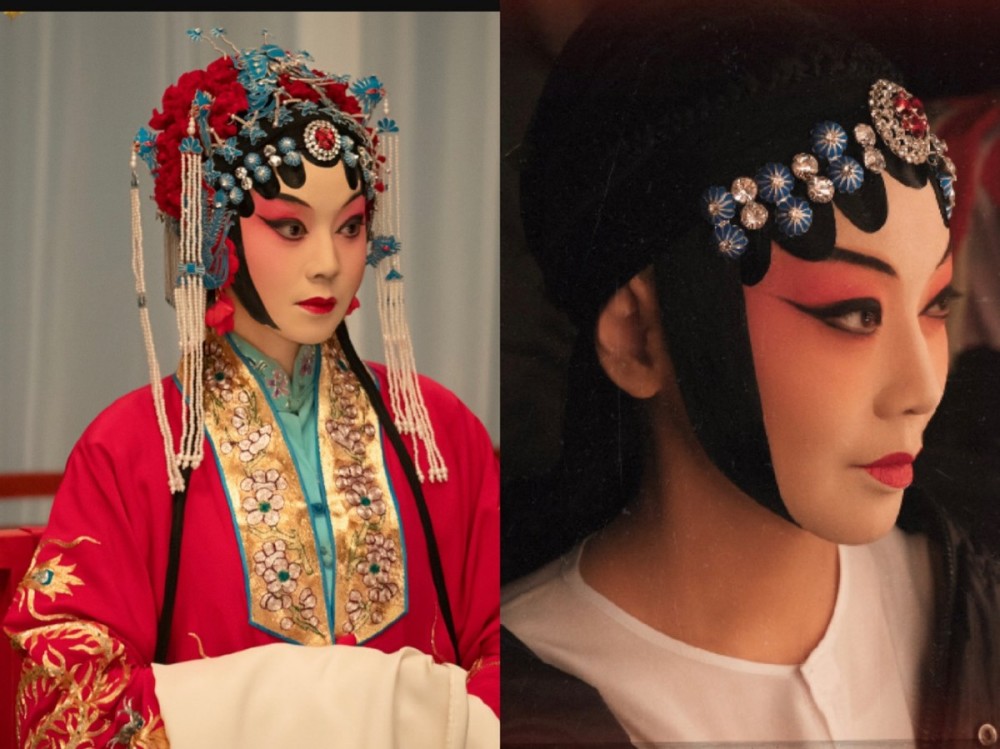 50岁闫妮京剧造型曝光皮肤弹嫩有少女感翘兰花指扬袖很专业