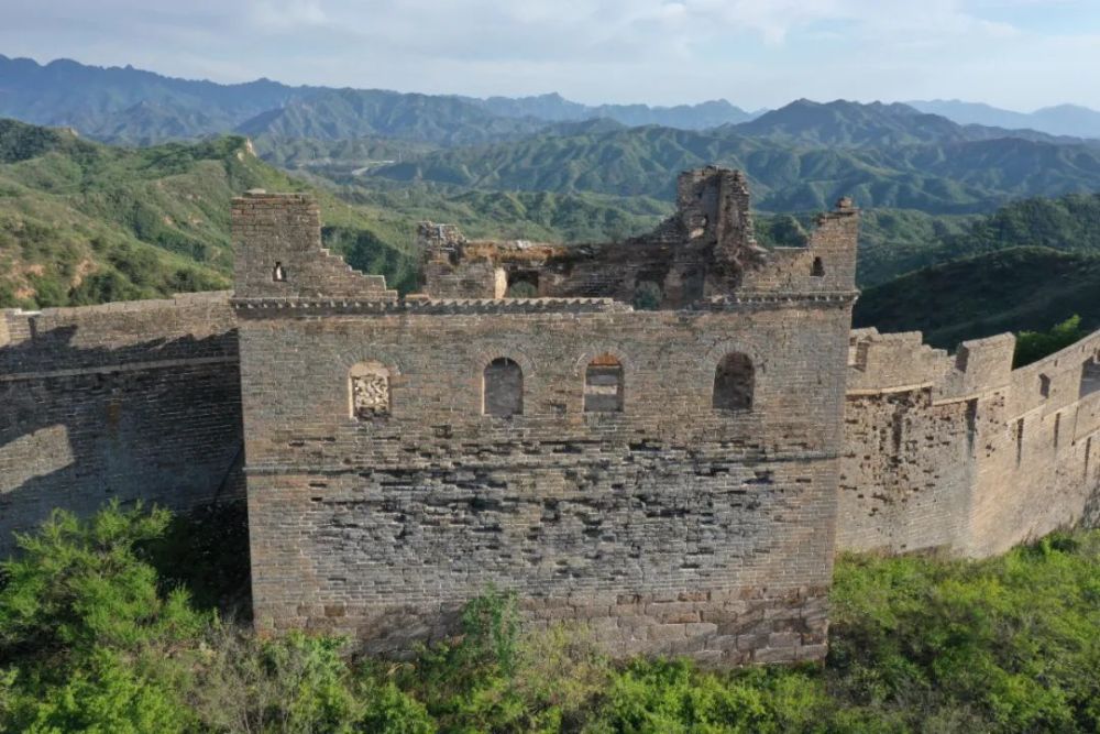 我在金山岭修长城一