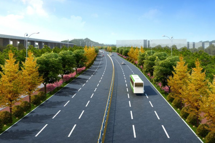 南城北城交通的前提下,这条道路也将推动宁波鄞州东钱湖片区的经济