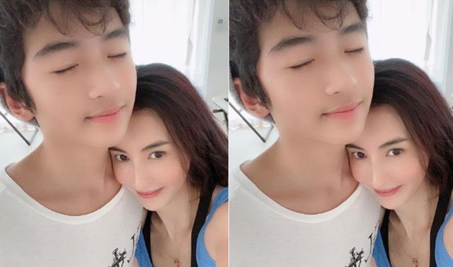 张柏芝晒大儿子照片网友误认成谢霆锋吃什么长得这么高