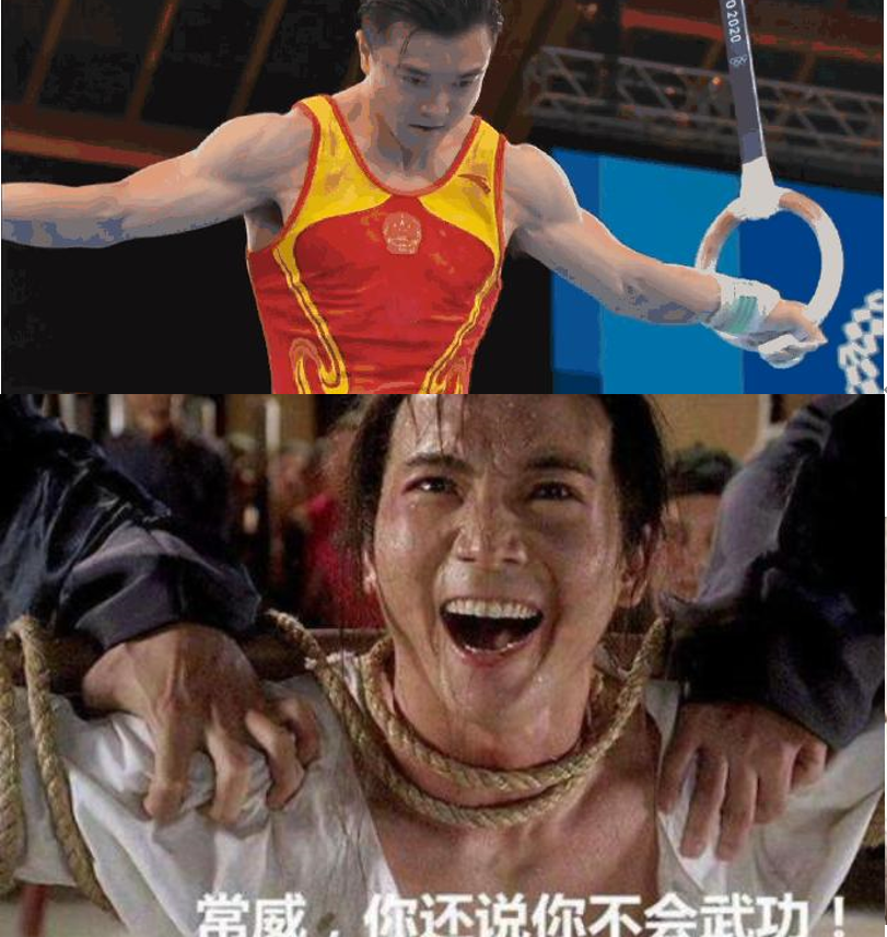 53岁邹兆龙晒照致敬奥运冠军刘洋,皮肤油亮浑身肌肉,脸上无皱纹