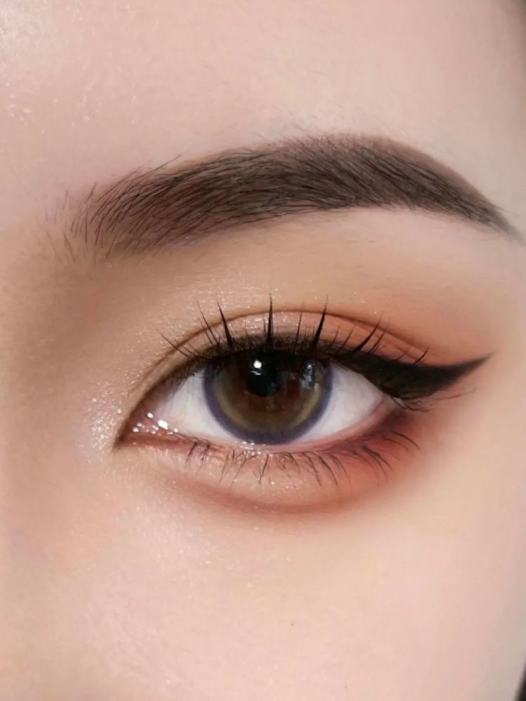 日常氛围感甜酷消肿狐狸眼!徒手也能改眼型