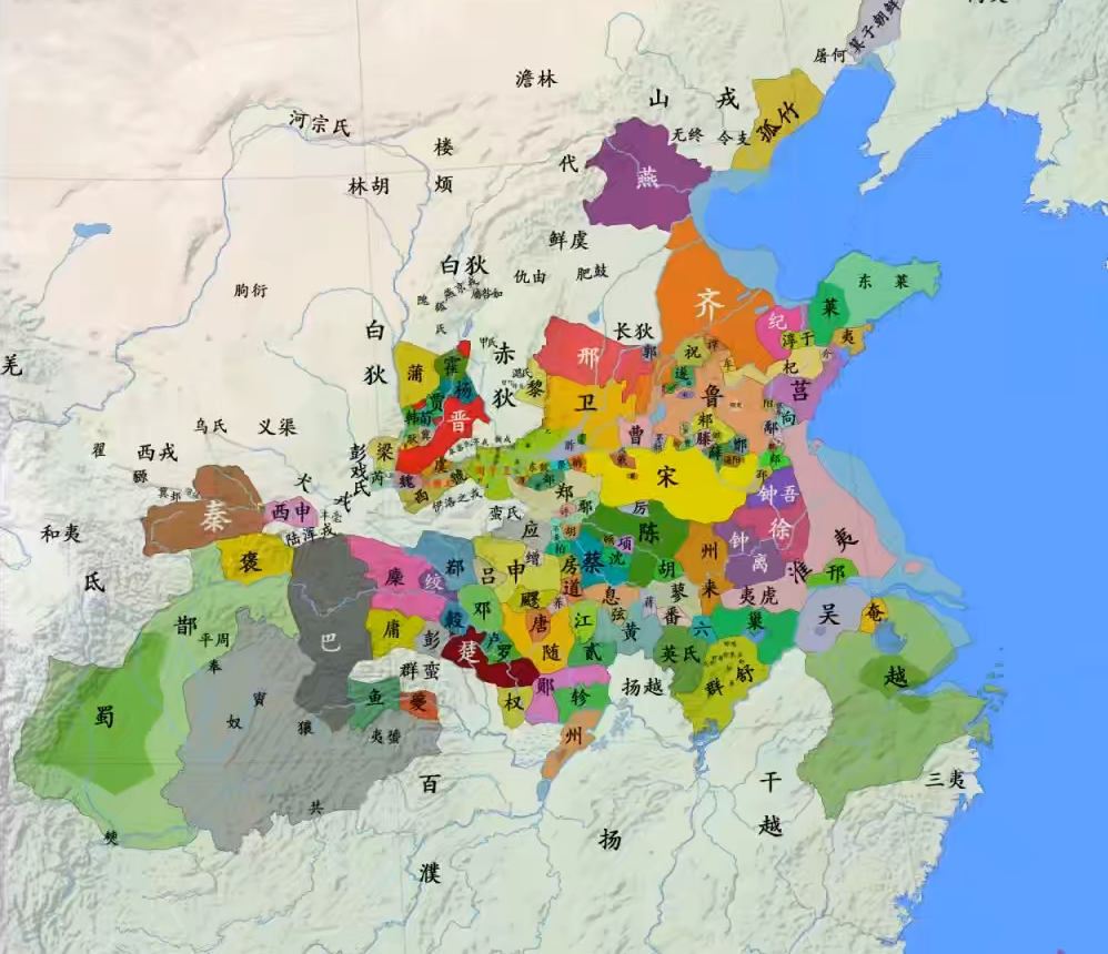 春秋戰國局勢圖,如何理清春秋戰國大變革時期的進程?