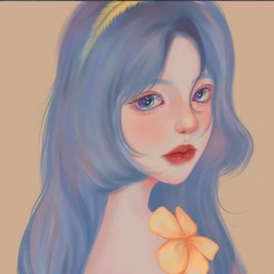 手绘女头"小巷里撑起的油纸伞 那是文人的雅致与浪漫"